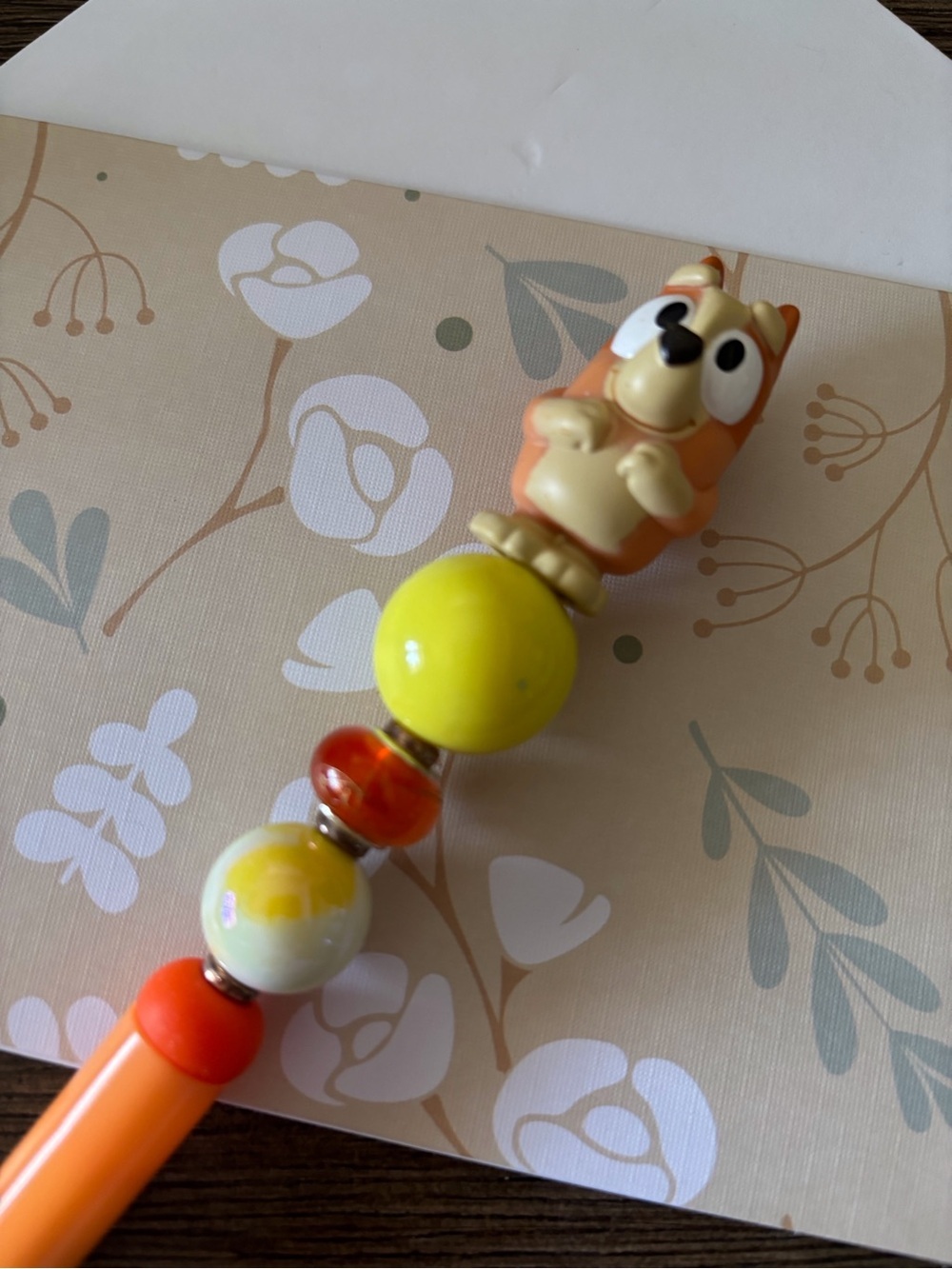 Bluey: Bingo Beaded Decorative Handmade Pen